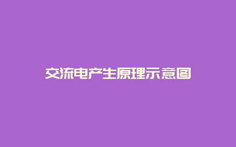 交流电爆发原理示意图__必博Bibo知识_第1张